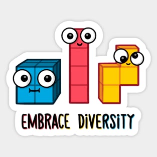 Embrace Diversity Sticker